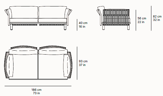 croquis sofa tempo dos plazas skld studio